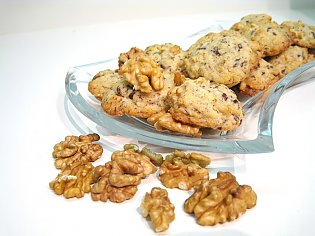 Walnuss- Schoko- Cookies