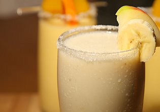 Apfel- Bananen- Drink